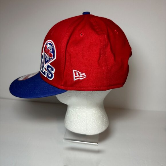 New Era 9Fifity Philadelphia Phillies Hat MLB Snapback Spell Out Vintage Cap NWT - Picture 2 of 10